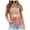 Pink, variant on Vetement Femme ete 2025 Women's Casual Letter Printed Solid Color Pullover Round Neck Short Sleeve T Shirt Athletic Tops for Women Long Sleeve Women's Tops Summer Summer Woman Shirts Long The S