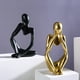 thumbnail image 4 of Mini adornos de personajes abstractos, accesorios para el hogar, decoración de porche, sala de estar, modelo de habitación, artesanías creativas de resina, 4 of 5