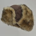 thumbnail image 2 of SUNNYOUTDOOR Winter Hats Men Aviator Soft Faux Fur Ear Flaps Hat Cap Winter Ski Trapper (Black Coffee), 2 of 2