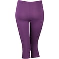 thumbnail image 2 of Spiro - Pantalones de impacto transpirables largo 3/4 para mujeres (Uva), 2 of 2