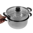 thumbnail image 5 of CIMAXIC Stainless Steel Stock Pot Practical Household Kitchen Food Cooking Steam Pot,7.87"X7.87"X6.69", 5 of 5