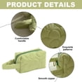 thumbnail image 3 of Polyester flower cosmetic bag storage finishing bag portable cosmetic bag, 3 of 5