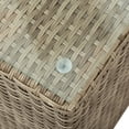 thumbnail image 5 of Outdoor Patio Sofa Set, Terrace Furniture Sectional Sofa with Ottomans And Cushions, Patio Wicker Rattan Conversation Sets, Brown, 5 of 15