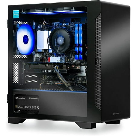 Thermaltake - Graphite 360 Gaming Desktop - AMD Ryzen 5 5600X - 16GB Memory - NVIDIA GeForce RTX 3060 - 1TB NVMe M.2 - Black