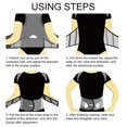 thumbnail image 3 of Corrector de postura ajustable, soporte para hombros, banda ortopédica para dolor de espalda, cinturón Unisex para niños y adultos, 3 of 8
