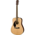 thumbnail image 3 of Fender CD-60S Solid Top Dreadnought Acoustic Guitar, Left Handed - Natural w/ Gig Bag, 3 of 8