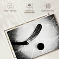 thumbnail image 6 of Elephant Stock Monochrome Hockey Wall Art - Horizontal Canvas Wall Art - Living Room Wall Decor - Sports Canvas - Black And Gray Decor - 39" x 26", 6 of 8
