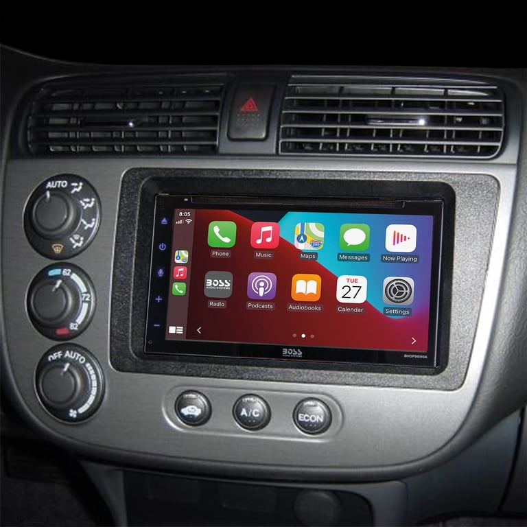 Scosche ICHA6BN Double DIN Radio Install Dash Kit Compatible with