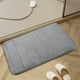 thumbnail image 4 of Thick Velvet Floor Mat Kitchen Bathroom Foot Mat Solid Color Foot Mat 2pc, 4 of 5