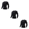 thumbnail image 1 of Qarigey Ropa interior térmica para hombre, medias de secado rápido, camisetas para correr de invierno, ropa de compresión, ropa deportiva, Type1 NO1, 1 of 6