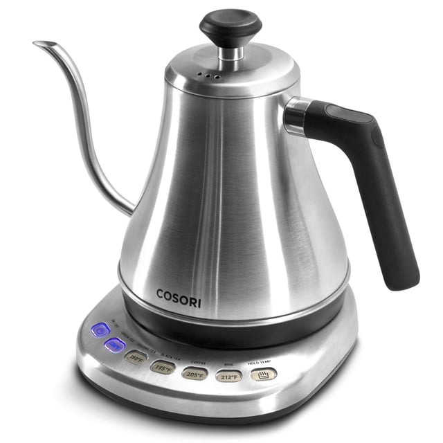 Hervidor eléctrico de cuello de cisne COSORI 0.8L 1200W 5 presets variables