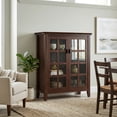thumbnail image 3 of Simpli Home Artisan Wood 38" Transitional Medium Cabinet in Russet Brown, 3 of 12