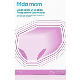 Frida Mom Postpartum Recovery Essentials with Pads and Disposable  Underwear, 4 Count Gift Set, One Size 