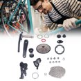 thumbnail image 1 of 10 Speed Groupset 10 Speed 46T Cassette Crank Arm Bottom Bracket Thumb Shifter Rear Derailleur Set, 1 of 8
