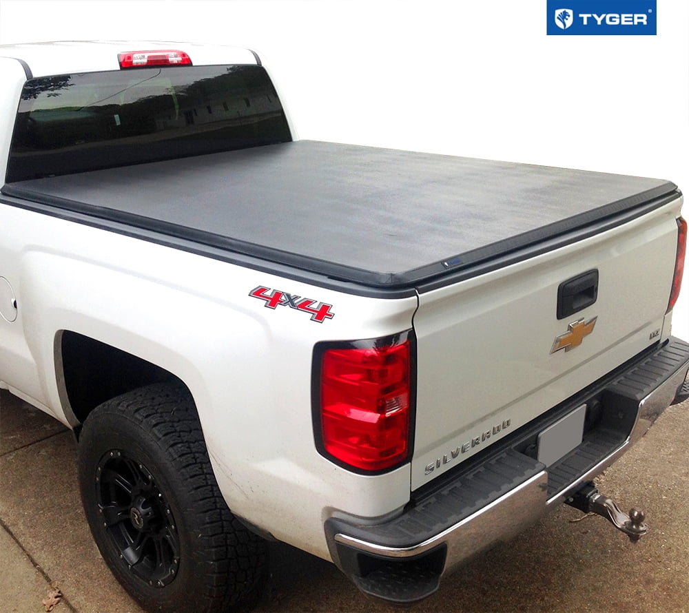 Tyger Auto T3 Tri Fold Truck Bed Tonneau Cover Tg Bc3c1007 Works With 2014 2019 Chevy Silverado Gmc Sierra 1500 2015 2018 Silverado Sierra 2500 3500 Hd Fleetside 6 5 Bed W O Utility Track Walmart Com Walmart Com