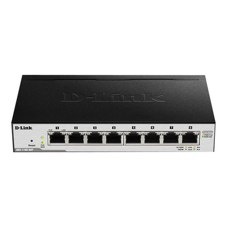 D-Link 8-Port Gigabit PoE Smart Managed Switch - Walmart.com