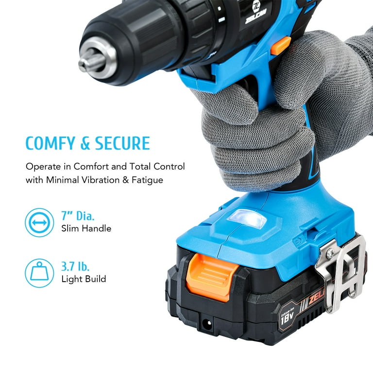 Preenex 18V Max Power Tool Combo Kit 3 Tool Cordless Drill Combo