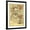 Black Frame, variant on Art.com Arizona Territory - Panoramic Map Art Print by Lantern Press, Brown Frame Wall Art, 17" x 21"