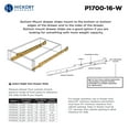 thumbnail image 5 of Hickory Hardware P1700/16-5Pack (5) Pairs - White, 5 of 6