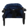 thumbnail image 2 of Silla Con Gancho, Silla Alta Plegable Portátil Con Clip, Asiento Para Alimentación De Bebé Con Cinturón De Seguridad De 3 Puntos, Cojín Desmontable Lavable A Máquina Para, 2 of 7