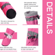 thumbnail image 4 of Zapatos para perros para protector de patas de pavimento caliente, suela antideslizante, botas de verano para perros y gatos con correas reflectantes, 4 Uds., 4 of 5