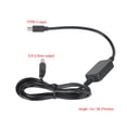 thumbnail image 3 of USB Type-C to 12V DC 5.5mm*2.5mm Adapter Cable 1m 39.37inches PD Charger Cord, 3 of 13