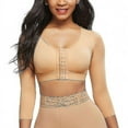 thumbnail image 1 of Womens Shapewear 3/4 Sleeve Arm Shaper Front Closure Compression Bra Post Surgery Posture Corrector Tank Top, 1 of 4
