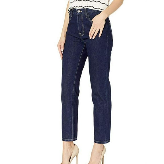 Current/Elliott Women's Vintage Clean Rig Indigo Cropped Slim Leg Jeans, 23