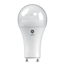 GE 46666 A21 LED Light Bulb, 15 watts, 1600 lumens, 2700K warm white, plug-in GU24 base