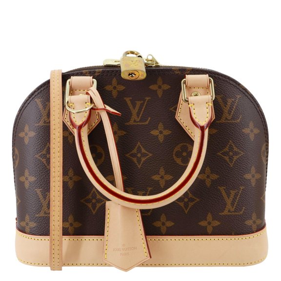 Pre-Owned Louis Vuitton Alma BB Monogram Canvas Crossbody Bag Brown