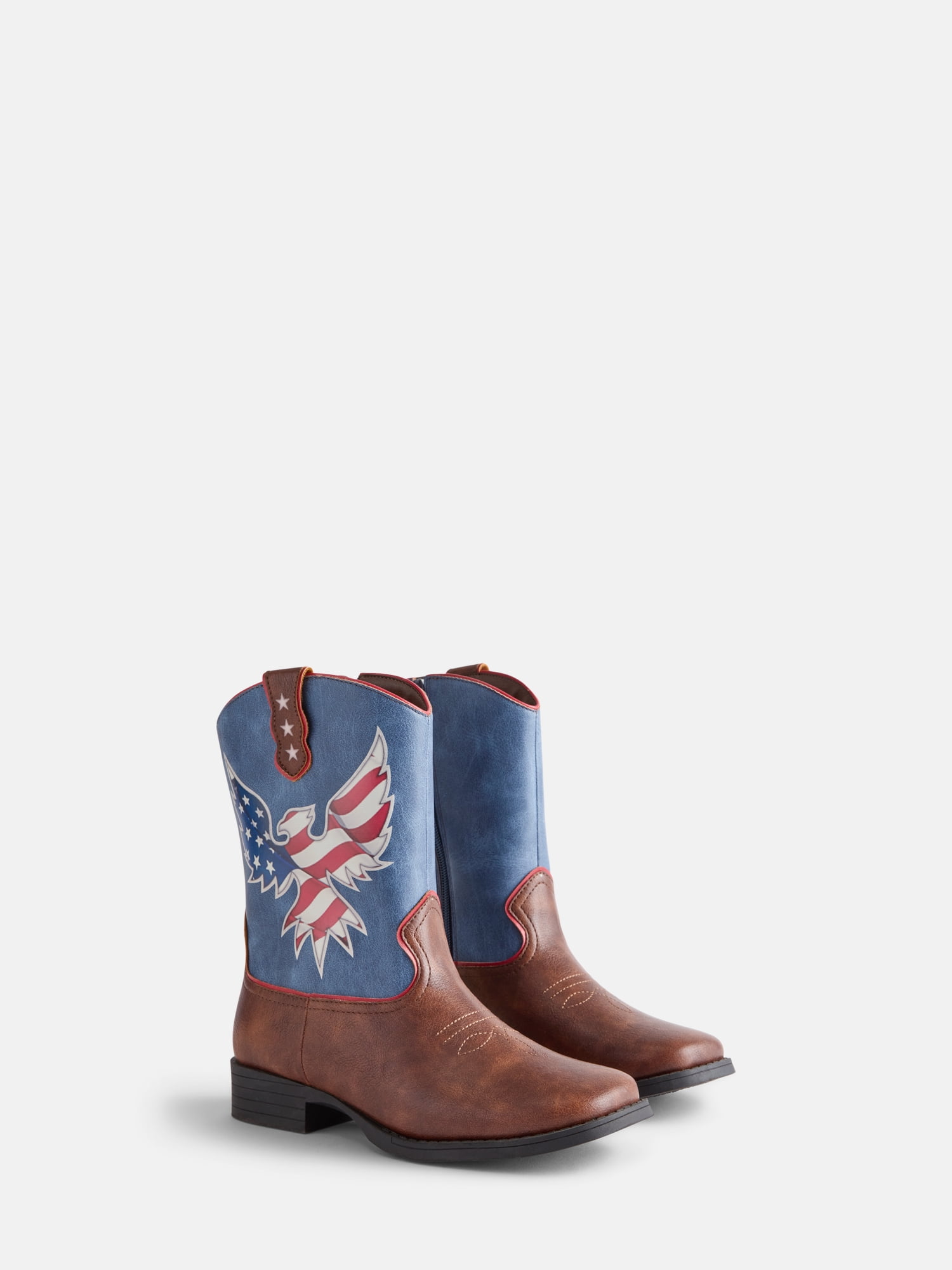 Wonder Nation Toddler Boys' USA Cowboy Boots