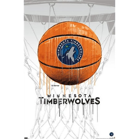 NBA Minnesota Timberwolves – Drip Basketball 21 Wall Poster 22.375 x 34