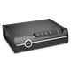 thumbnail image 1 of Costway Caja fuerte para pistola, caja fuerte para fácil acceso a pistola con desbloqueo con huella digital biométrica contraseña y llaves, acero resistente, caja fuerte para 2 pistolas para casa, 1 of 3