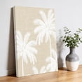 thumbnail image 2 of Beige Palm Trees Canvas Wall Art for Living Room, Summer Beach Tropical Farmhouse Wall Decor Framed Artwork Pictures Ready to Hang for Bedroom Office Home Decor, 2 of 9