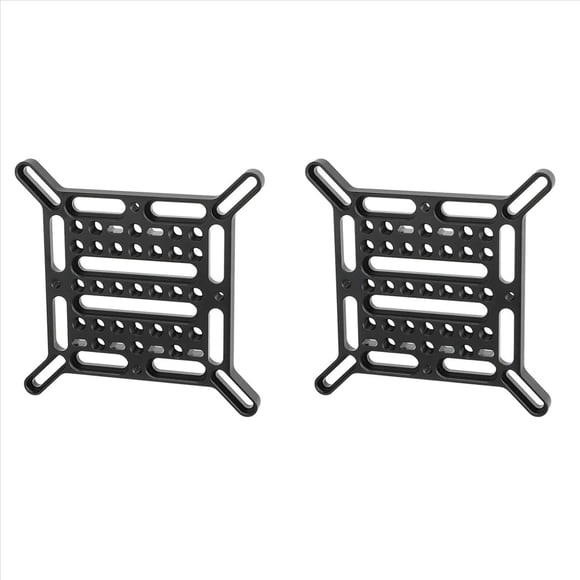 2X de Queso Multiusos con 75 X 75 mm y 100 X 100 mm para Montaje para Soporte de Monitor Accesorios de Fotografía y Vídeo