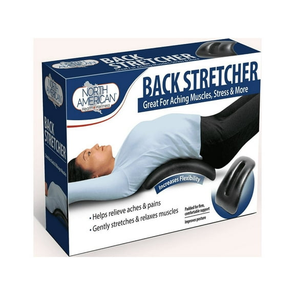 Leather Padded Arched Back Stretcher Massage Pain Relief