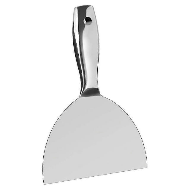 Putty-Knife 6 Inch,One Piece Premium Polished All-Stainless Steel Scraper Tool for Drywall Finishin