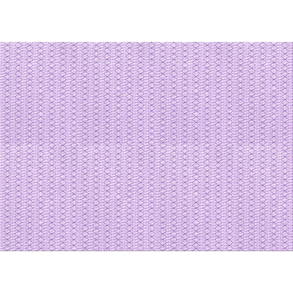 Ahgly Company Indoor Rectangle Patterned Heliotrope Purple Area Rugs, 2' x 5'