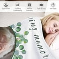 thumbnail image 3 of Personalized Memorial Blanket in Loving Memory of Mom Dad Father Grandma Grandpa Nana Custom Blanket with Photo Name Memory Sympathy Remembrance Gift for Loss of Loved One Blankets, 3 of 5