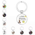 thumbnail image 1 of AUTISM Awareness Children Keychain For Boy Girls Glass Pendant Keyring Mom Key chain Accessories Gift, 1 of 5
