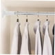 thumbnail image 3 of Vara telescópica ajustable de tensión de acero inoxidable resistente - barra colgante sin taladro y sin daños para cortinas de ropa Armario de baño RV, 50–80 cm, capacidad de 5 kg, 3 of 9