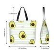 thumbnail image 5 of Yiaed Avocado of a Hear Print Handbag for Women Tote Purse Shoulder Bag Large Fashion Hobo Purse Handbag Shopping Tote, 5 of 5
