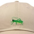 thumbnail image 2 of DALIX Nature Outdoors Grasshopper Baseball Cap Embroidered Hat in Khaki, 2 of 7