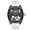 Black White, variant on Hollowed Dial Men Automatic Watches Steel Case Mechanical Movement Wristwatch 3ATM Waterproof