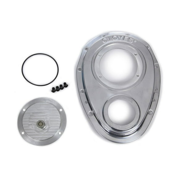 Cloyes Aluminum Timing Cover - SBC w/BBC Snout 2pc.