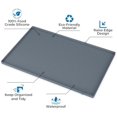 thumbnail image 7 of Premium Under Sink Mat (34"×22", Silicone) – Waterproof, Heavy Duty – Kitchen & Bathroom, Sink Dip Cabinet Organizer – Home Decor, Kitchen, & Other, 7 of 7