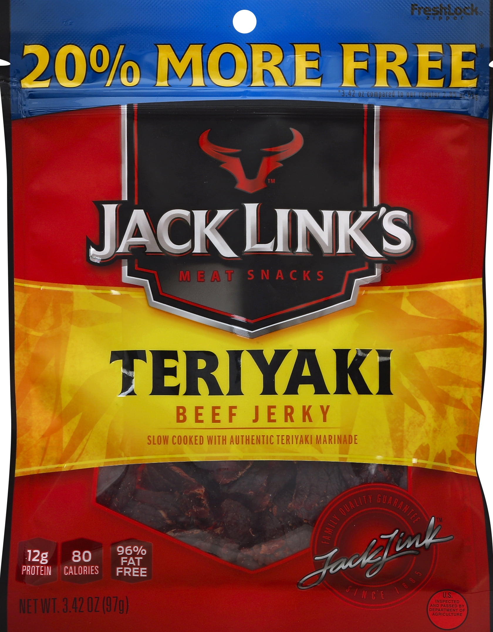 Link Snacks Jack Links  Beef Jerky, 3.42 oz