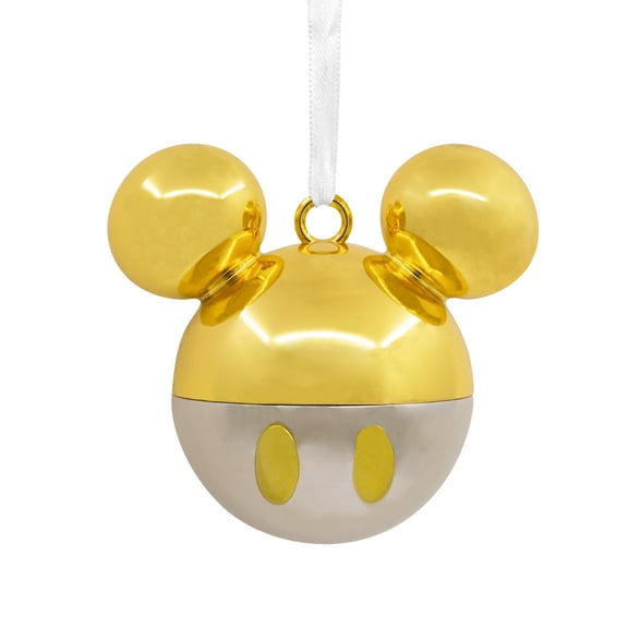 Hallmark Ornament (Disney Premium Mickey Mouse Gold Icon Metal)
