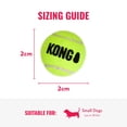 thumbnail image 4 of Pelotas de cocodrilo y SqueakAir KONG Cozie Ali de Pet Supplies (paquete de 3), 4 of 7