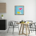 thumbnail image 3 of Stupell Industries Cosmopolitan Cocktail Drink Food & Beverage Painting Brown Floater Framed Canvas Art Print Wall Art, 25 x 25, 3 of 10